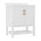 Flash Furniture Vega 30 Inch Vanity w/Sink Combo, Storage Cabinet w/Soft Close Doors and Open Shelf, White/Gold FS-VEGA30-WH-GLD-GG - alternate 10